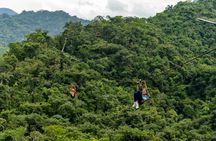 8 Ziplines, Jorullo Bridge walk in and tequila tasting