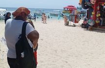 Roatan Monkey Sloth with chocolate and Rum sample Beach.