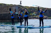 Stand Up Paddleboarding Lesson in Historic Portknockie Harbour