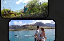 3 Ziplines & Dolphin Watching Snorkel Adventure