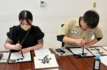 Japanese Calligraphy Experience in Hiroshima