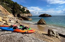 Kayak Granadella Guided Tour in its caves and Cala en Caló