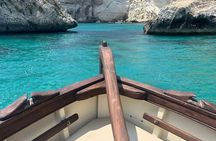 Cagliari boat tour with five swim stops And typical aperitif
