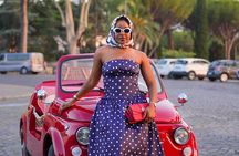Fiat Jolly Vintage Ride and Photo Tour in Rome