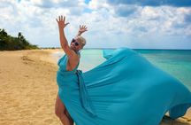 Cancun Flying Dress Photography Session