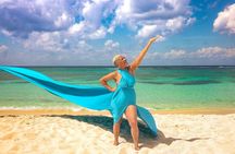 Cancun Flying Dress Photography Session