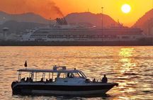 Sunset and Muscat Coastal View and Speed Boat Adventure