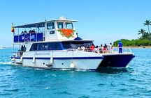 Boat party by San Andres Bay Island