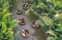Hoi An Bamboo Basket Boat and Lantern River