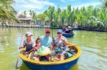 Hoi An Bamboo Basket Boat and Lantern River