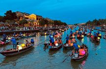 Hoi An Bamboo Basket Boat and Lantern River