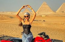 Giza pyramids,Sphinx,ATV,Camel ride, Dinner cruise& shopping tour