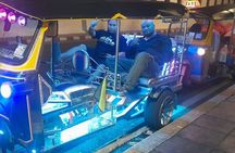 Bangkok Night Tuk Tuk: Street Food & City Lights+Hotel Pickup