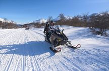 Tour of the Lake Escondido Experience Motorcycle and Snow and Flavors