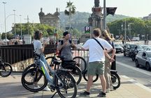 Montjuic Barcelona: Panoramic eBike Tour Views & Tapas stop