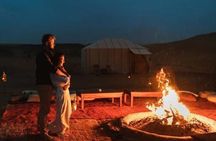 Marrakech Dinner in Agafay Desert, Sunset Camel Ride, Fire Show 