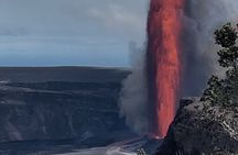 Hilo,Hawaii,Volcanos,Lava Tube,Waterfalls,Black Sand Beach,&Lunch
