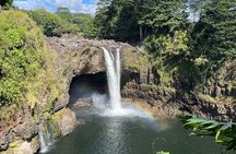 Hilo,Hawaii,Volcanos,Lava Tube,Waterfalls,Black Sand Beach,&Lunch