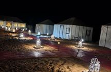 Merzouga Desert Experience Camel Ride Private Tent and Bathroom