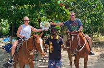 Dunn's River, Horseback Ride and Bamboo Rafting from Ocho Rios