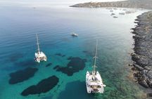 Heraklion Catamaran Cruise to Dia with Chef Dinner, Bar & Sunset