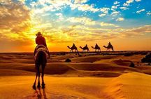 Sunrise Desert View with ATV Quad Biking and Camel Riding