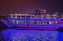 Dubai: Dhow Cruise with VIP Dining, Shisha & Buffet Dinner