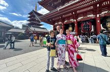 Kimono and Tea Ceremony in Asakusa Private Food Tour With Guide
