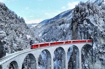 Bernina Red Train, Swiss Alps & St Moritz From Milan