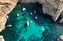Private Speedboat 4hrs Around Comino Crystal Blue Lagoon Caves