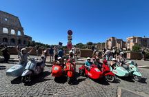 Rome Private Sunset Guided Tour in Vespa Sidecar with Aperitivo