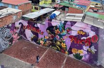 District Ciudad Bolivar by cable car, tour and graffiti workshop 