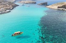 Private Speedboat 4hrs Around Comino Crystal Blue Lagoon Caves