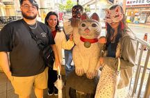 Tokyo Gotokuji Lucky Cat Temple, Shinjuku Cat Cafe & Giant 3D Cat