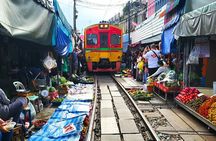 Railway Market Private Tour to Floating Market and Ayutthaya