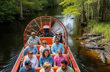 MIAMI: Everglades Airboat, Wildlife Gator Show and Pick-up