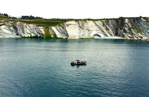 Sea excursion at sunset