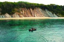 Sea excursion at sunset