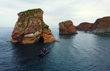 Sea excursion at sunset