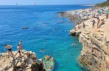Cape Kamenjak Quad Safari 2.5h – Cliff Jump & Safari Bar