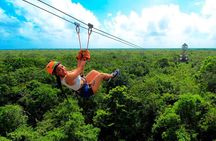 Half-day Adventure: Cenote + Ziplining + ATV Tour