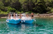 Zadar: Ugljan, Ošljak, Galevac Vintage boat tour with Wine