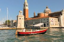 Typical boat ride in the Venice lagoon 