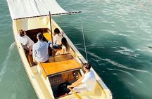 Typical boat ride in the Venice lagoon 
