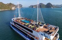 TOP Halong Bay 5-Star Day Cruise with Limousine & Buffet Lunch
