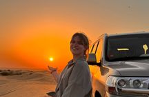 Premium Desert Safari Dubai , Camel Ride Sand board , BBQ & Shows