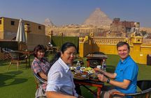 An unforgettable Egyptian Rooftop lunch, Dinner by the Pyramids.