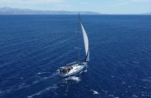 South Paros Antiparos Faragas Beach Sailboat Yin Yang Concept