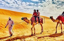 VIP Red Dunes Desert 4x4 Pick & Drop Camel Ride Dinner Live Shows