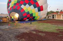 Balloon Flight + Underground Breakfast "LA CUEVA" + Transportation CDMX